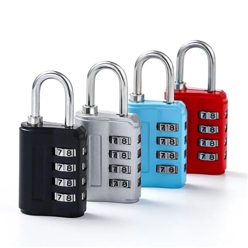 Cadenas à code en alliage de zinc bleu haute résistance pour casier