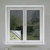 🦄【Largement applicable】Film miroir pour fenetre parfait, bon effet miroir, surtout quand il y a du soleil. Ce film anti uv fenetre pour nous protéger d’un vis-à-vis et aussi du soleil, est largement utilisé dans chambre, salon, bureau,cuisine, salle de classe, salle à manger, hôtels, l'école, magasin, voiture, etc.