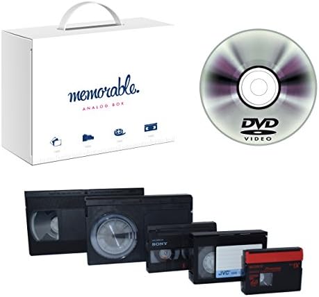 Memorable Video Transfer Service (VHS, 8mm, Hi-8, MiniDV) to DVD - 20 Tapes