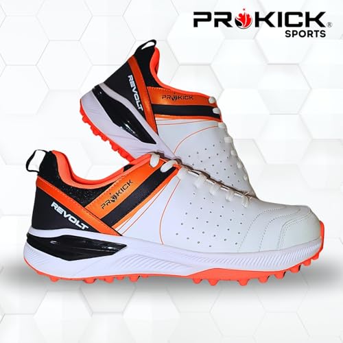 Image of Prokick Revolt Cricket Shoes with Rubber Studs | Lightweight & Durable | All-Round Cricket Footwear for Turf and Hard Ground