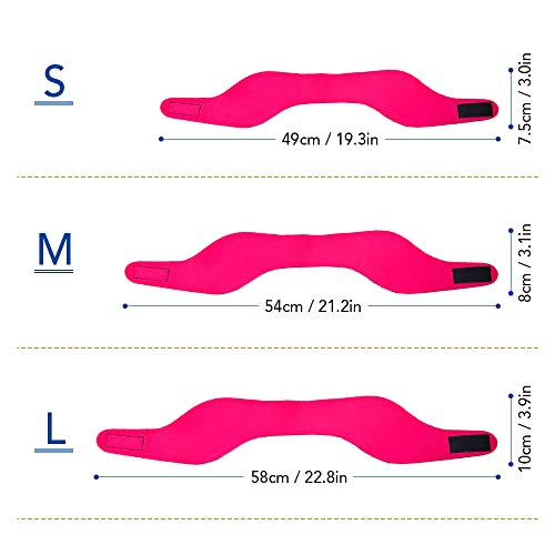 Faixa de cabeça de neoprene para natação e proteção auricular para natação e surfe