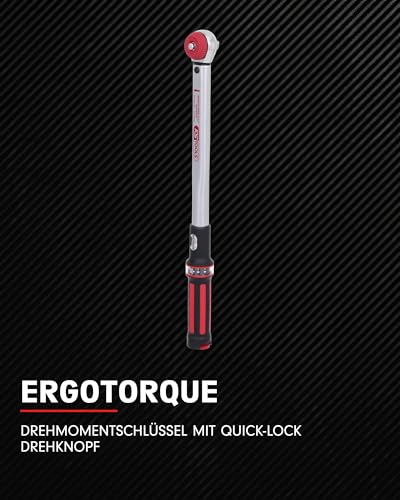 KS Tools Drehmomentschlüssel 1/2 Zoll 516.6042 I 40-200 Nm I Präzisions Schraubenschlüssel mit...