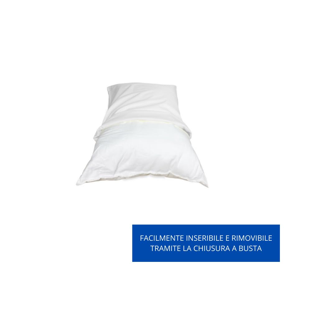 KLULK Juego de 2 fundas de almohada para niños, 40 x 60 cm, transpirables e hipoalergénicas, de puro algodón 100 % fibra natural con un bonito color amarillo liso, totalmente fabricado en Italia