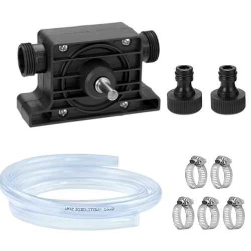 EpheyFIF Pompe de forage efficace pour divers fluides 900l/h Débit 3400 tr/min Tuyau de 2 m