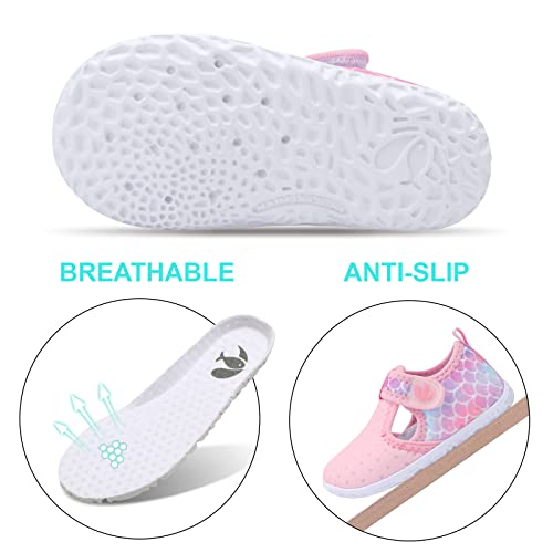 Image of FEETCITY Baby Boys Girls Water Sport Shoes Barefoot Kids Aqua Socks Quick-Dry Beach Swim Pool Shoes