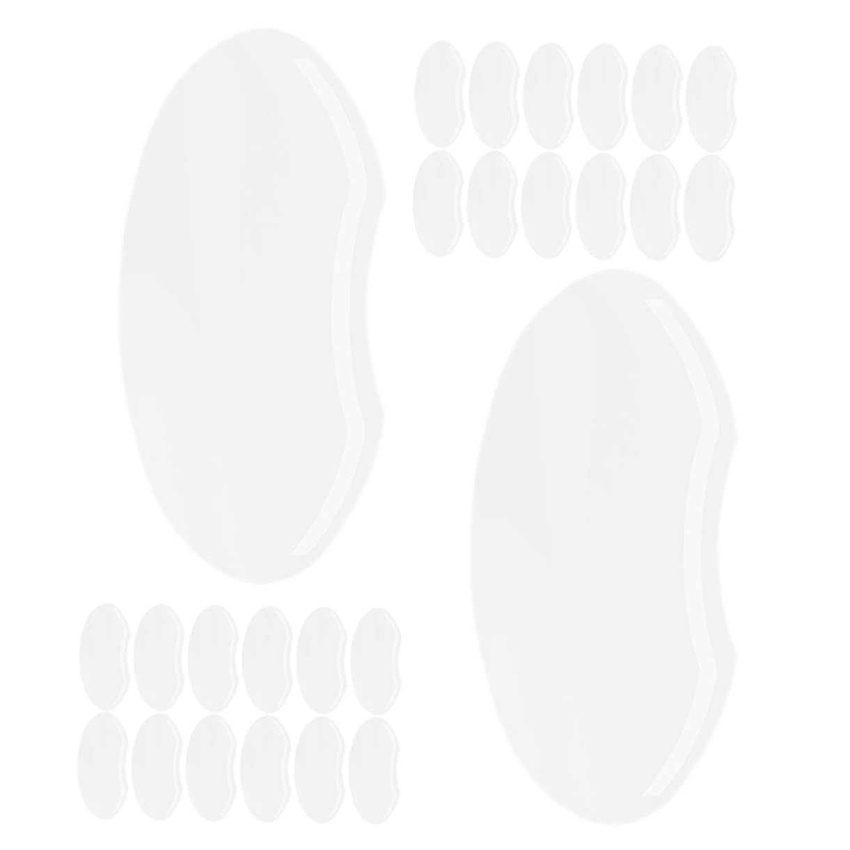 Didiseaon 120 Piezas transparente transparente protectores faciales transparentes escudos de para los ojos visera para el pelo