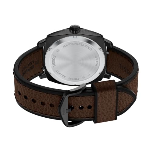 Image of Fossil Men's Watch, Machine Quartz Stainless Steel Three-Hand Watch for Men