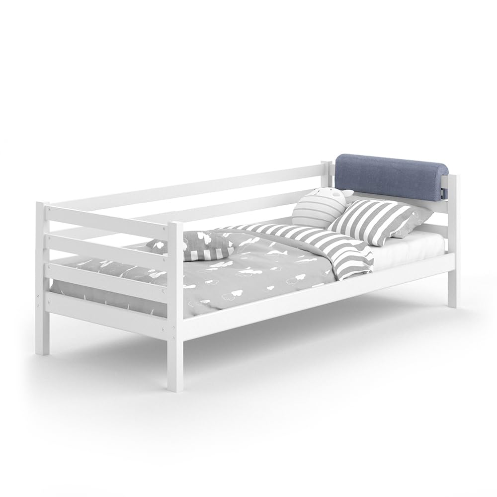 VitaliSpa Bettumrandung, Grau, 70 x 20 cm, für sicheren Rundumschutz am Kinderbett anpassbar