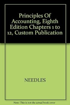 Paperback Principles Of Accounting, Eighth Edition Chapters 1 to 12, Custom Publication Book