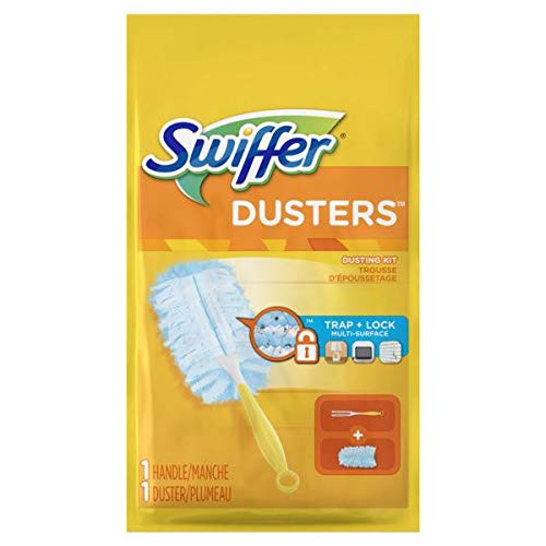 Swiffer plumeaux kit de démarrage pour nettoyer étagères et écrans