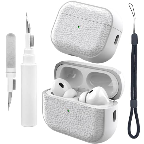 Ya en manzanajugosa.com: Teyomi Funda Compatible con AirPods Pro 2 con Kit de Limpieza, Funda para Apple Airpods Pro 2ª Generación con Correa de Mano, TPU Case para Airpods Pro 2 Cover[Diseño de Textura][Blanco]