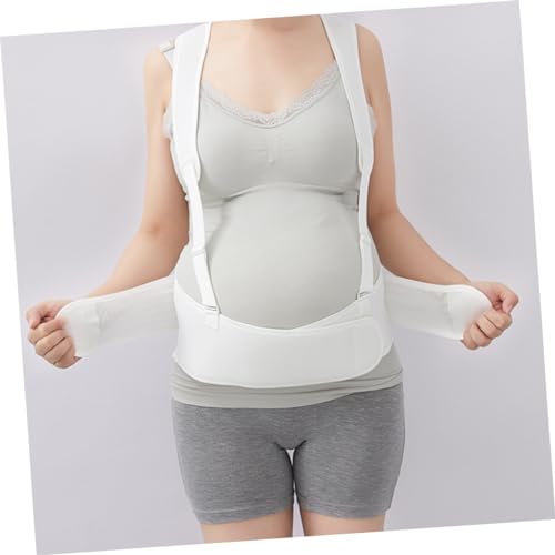 DEARMAMY Pregnancy Belly Support Elastic Maternity Belt Shoulder Straps Comfortable and Breathable for Pregnant Women