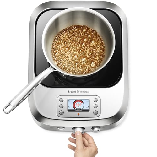 Image of Breville Commercial CMC850BSS Control Freak, Brushed Stainless Steel | Precision temperature-controlled induction cooktop, Probe Control for consistent results in professional and home kitchens