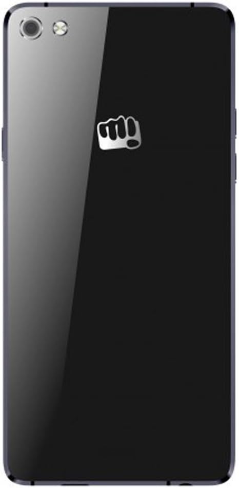 Red Qube Battery Back Panel Replacement Cover For Micromax Canvas Sliver 5 Q450 (Black)