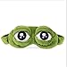 SeniorMar Der Frosch Trauriger Frosch 3D Augenmaskenabdeckung Schlafrest Cartoon Plüsch Schlafmaske Nettes Anime Geschenk