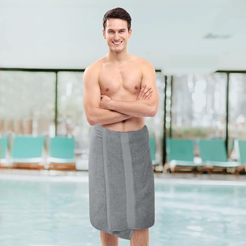 Image of Utopia Towels 6 Pack Medium Bath Towel Set, 24 by 48 Inches, 500 GSM 100% Ring Spun Cotton, Lightweight and Highly Absorbent Quick Drying Premium Towels for Hotel, Spa and Bathroom, Cool Grey