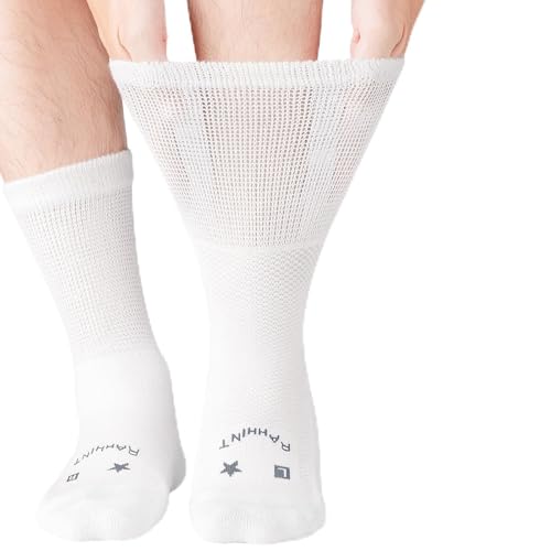 Chaussettes en laine mérinos pour diabétiques pieds larges