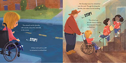 All the Way to the Top: How One Girl's Fight for Americans with Disabilities Changed Everything (Inspiring Activism and Diversity Book About Children with Special Needs) - Image 3