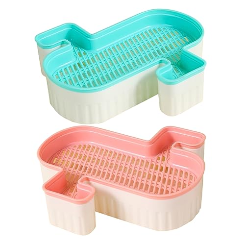 ノーブランド品 2個 猫草植栽ボックス 猫マット猫砂 ャー もやしプランター 猫砂トレイ 大 屋外猫フィーダー 発芽繁殖トレイ ペット用猫草プランター 便利な猫用プランター プラスチック