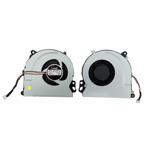 QHHOZHD Ventilador para portátil HP Envy 15 15-J 15-J000 ENVY15 M7 17-J, Ventilador de refrigeración CPU para XRBIJIBENFAN