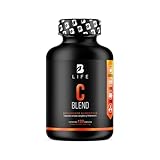 Vitamina C y Raíz de Jengibre de 120 Cápsulas 600 mg. Ingredientes Naturales. C Blend B Life.