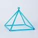 Blue Chakra Quartz Crystal Singing Pyramid 8
