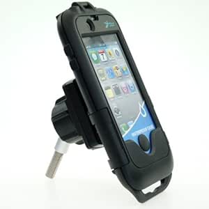 iPhone 5C Waterproof M8 Motorcycle Handlebar Top Clamp Tough Case Mount (sku 19285)