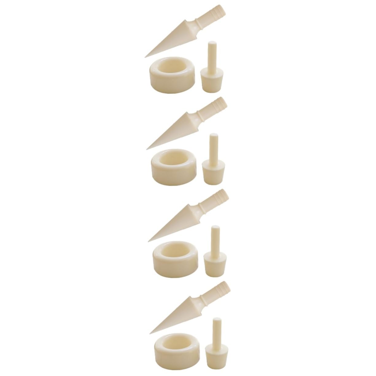 IMIKEYA 4juegos Moldes Para Conos De Helado Molde De Cono De Reutilizable Para Postres Reuniones Familiares
