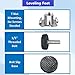 Adjustable Furniture Leveling Feet, 16 Pack, 1/4” Threaded Leg Levelers for Table/Desk/Chair/Cabinet/Dresser/Outdoor Furniture/Patio Furniture, Height Extender, Screw on/in Adjuster