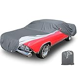 OxGord CCAR-940-ECam Custom Car Cover for El Camino - Water-Resistant 5 Layers - Glove Fit