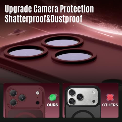 Image of Symcele Designed for iPhone 17 Pro Case, Burgundy