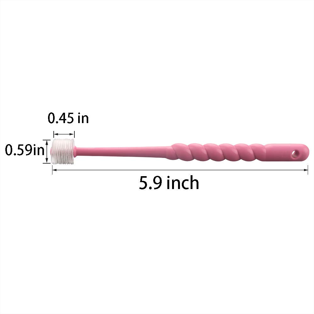 Paquete de 2 cepillos de dientes para mascotas de 360 grados para cachorro, perro pequeño y gato, los colores pueden variar