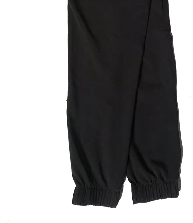 Boys Girls Joggers Cargo Pants with Zipper Pockets Elastic Waist School Casual Trousers - Image 6