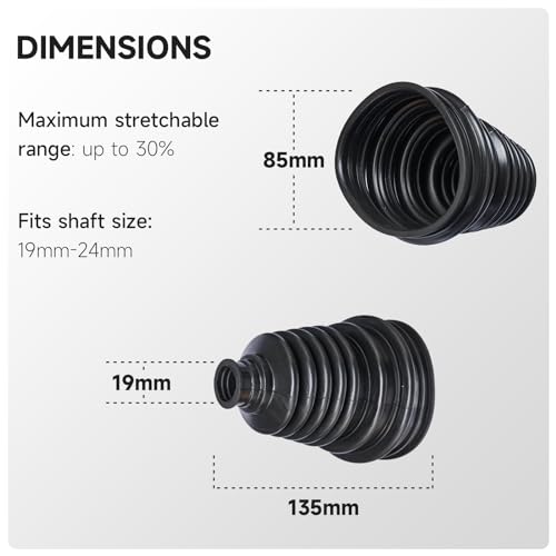Hilake BOOTKIT-01 Cv Joint Boot Kit For Replacement Universal Constant Velocity Boot Set thumb #1