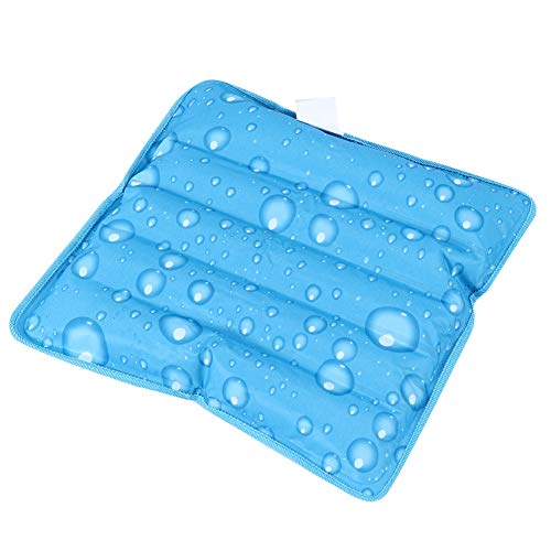 ZJchao Almohada de Enfriamiento, Almohada de Hielo Engrosada Cojín de Agua Suave Cojín de Enfriamiento Estera de Cama de Agua Almohada de Hielo Engrosada Cojín de (Forma de Gota de
