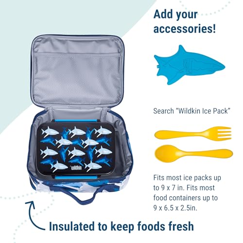 Wildkin Kids Insulated Lunch Box, Sharks by Wildkin - Image 5