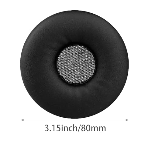 Repuestos para auriculares compatibles con Sony WH-XB700 | Almohadillas negras de cuero proteico suave y sonido aislante de alta densidad miniatura 3