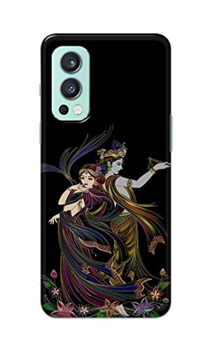 Image of Lord Radha and Krishna Hard Back Case Cover for OnePlus Nord 2 (5G) Back Cover -(J5) VNS2223