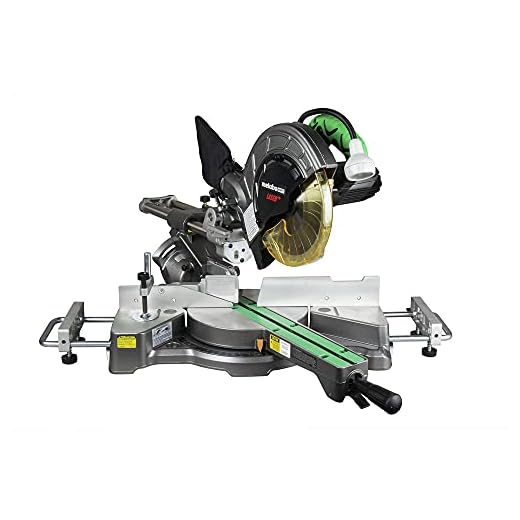Metabo HPT Sliding Compound Miter Saw, 8-1/2-Inch Blade, Laser Marker, LED Light, 9.5 Amp Motor, Adjustable Pivot Fence, 5 Year Warranty (C8FSHES)