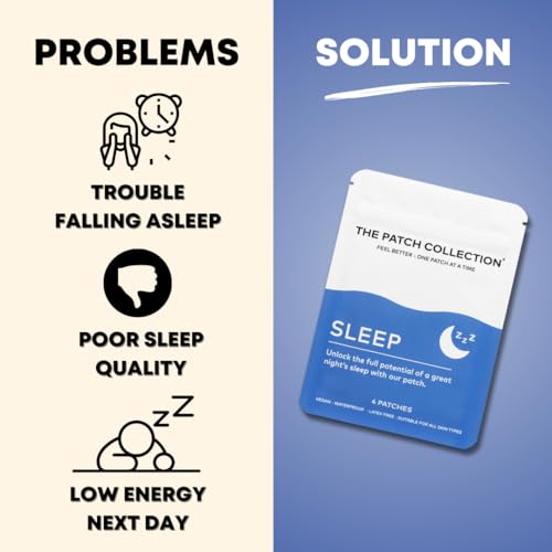 The Patch Collection® - Deep Sleep Aid Patches | Melatonin, Valerian Root, Passion Flower, Magnesium for Nighttime Support | Vegan Friendly Waterproof Patch, Latex Free (Pack of 4) - Image 4