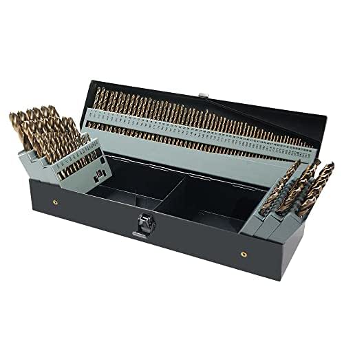115Pcs Cobalt Drill Bits Set, M35 High Speed Steel, 135