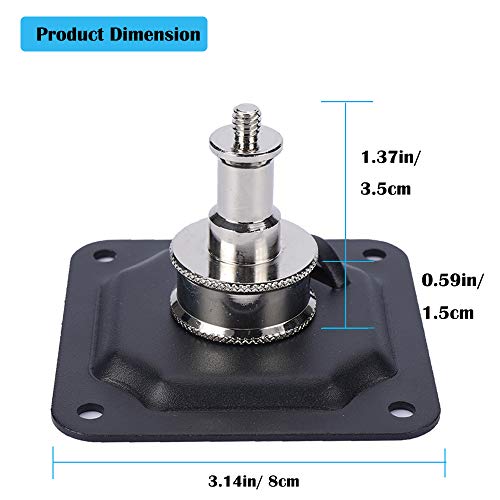 image for FIEWSZIHU Light Wall and Ceiling Mount with 5/8