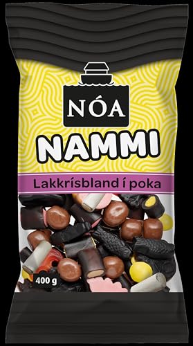 LICORICE Icelandic Mixed Candy, Nói Siríus "BLAND Í POKA", 400G