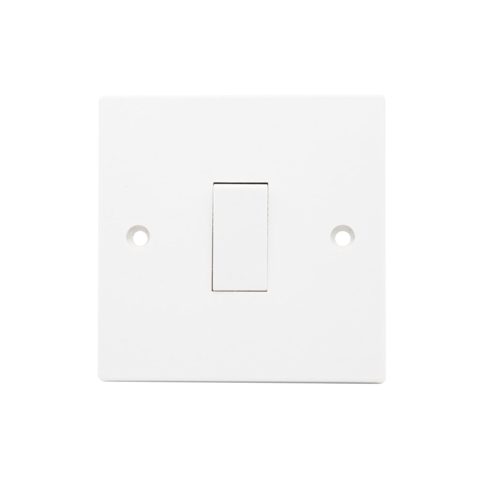 Securlec 2 Way 1 Gang Light Switch, Round Edge, Wall Mounted, Dual Control Function, Easy Installation, Lightweight, Ideal for Lighting, Appliances, Chargers & Household Applications (Pack of 1)