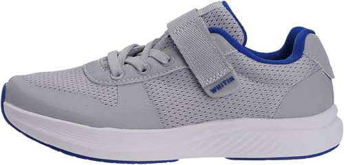 Image of WHITIN Kids Wide Toe Box Running Tennis Shoes + Zero Drop Sole Sport Sneakers for Boys /Girls