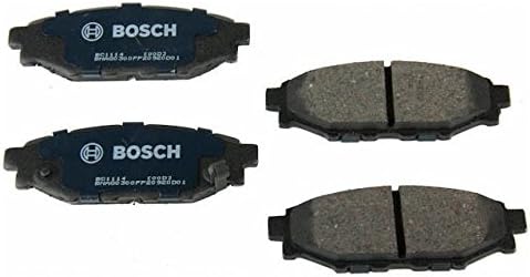 BOSCH BC1114 QuietCast Premium Ceramic Disc Brake Pad Set - Compatible With Select Subaru BRZ, Crosstrek, XV Crosstrek, Forester, Impreza, Legacy, Outback, WRX; REAR
