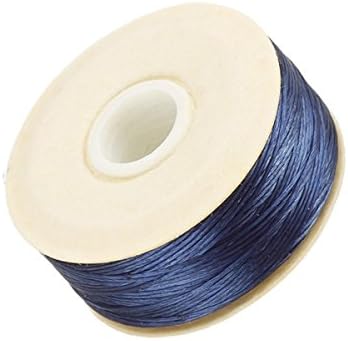 NymoSize D Nylon Bead Weaving Thread - Blue 64yd