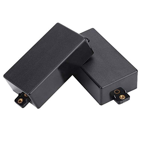 cubiertas para pastilla de guitarra, sello de guitarra eléctrica tipo cerrado doble bobina (negro),...