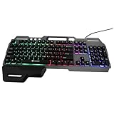 DIYEAH Clavier Touches Ergonomique LED Accessoire De Jeu Électronique avec Repose-Poignet...