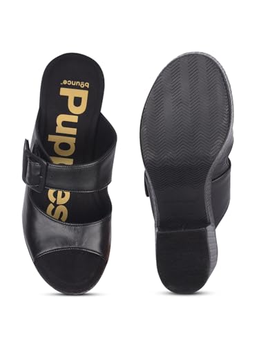 Image of Hush Puppies womens Poppy Buckle Slide Casual